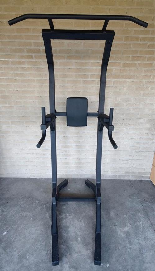 Pull-up/optrekstang, dips Training Station 900, Sport en Fitness, Fitnessapparatuur, Gebruikt, Krachtstation, Armen, Borst, Buik