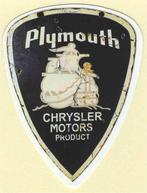 Plymouth Chrysler Motors Product sticker, Autos : Divers, Autocollants de voiture, Envoi