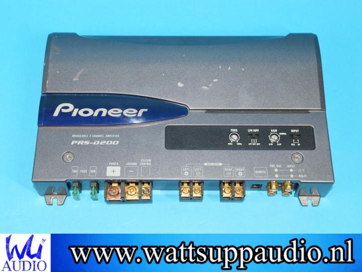 Pioneer PRS-D200 2 kanaals / mono versterker, Auto diversen, Autospeakers, Gebruikt, Ophalen of Verzenden