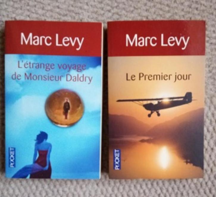 Marc Levy le 1er jour / l'étrange voyage de M Daldry 6€/l, Boeken, Fantasy, Zo goed als nieuw, Ophalen of Verzenden