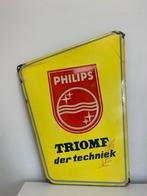 PHILIPS emaille reclamebord, Verzamelen, Reclamebord, Gebruikt, Ophalen of Verzenden