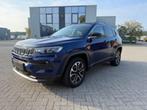 Jeep compass 1.3 benzine+gas bj 2022 50000 km aut.incl btw, 4 cilinders, Blauw, Bedrijf, 5 zetels