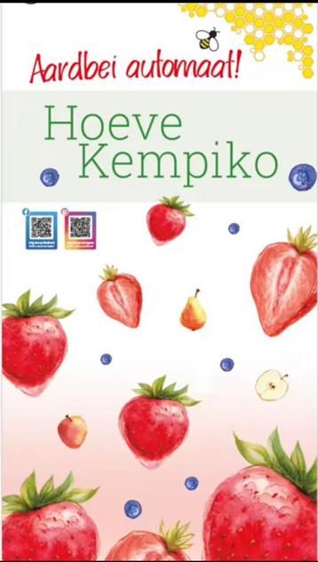 Aardbeien PROMO 2,5€ 11 locaties kempen, Zakelijke goederen, Landbouw | Aardappelen, Groenten, Fruit en Vlees, Ophalen