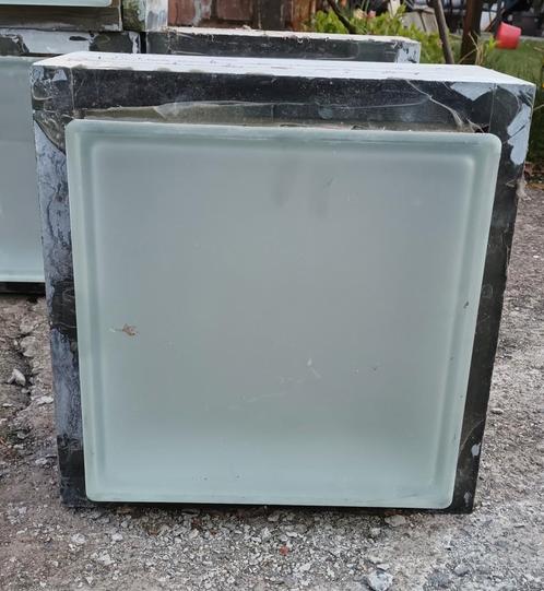 4 Ornamenten glasdal-blauwe hardsteen, Doe-het-zelf en Bouw, Glas en Ramen, Gebruikt, Overige typen, Minder dan 80 cm, Minder dan 80 cm