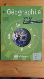 Geographie 3/6, Boeken, Schoolboeken, ASO, Aardrijkskunde, De boeck, Zo goed als nieuw