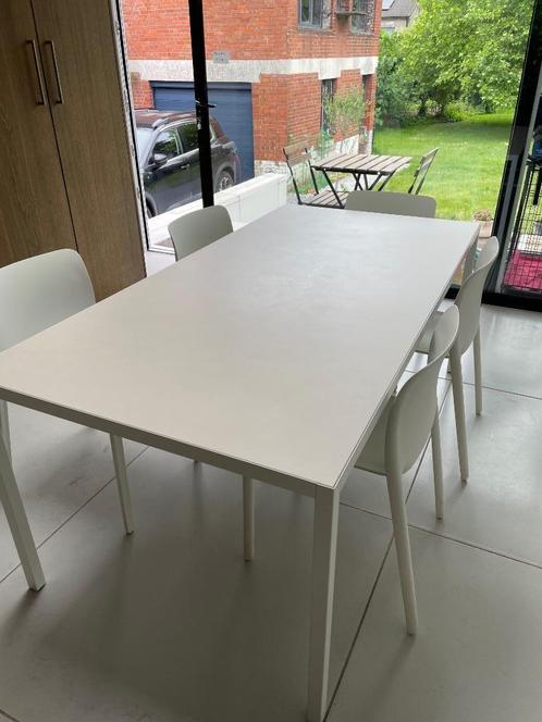 Tafel MDF Italia, Huis en Inrichting, Tafels | Eettafels, Gebruikt, 50 tot 100 cm, 150 tot 200 cm, Vijf personen of meer, Rechthoekig