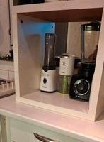 ikea witte blokkast, Huis en Inrichting, Kasten | Buffetkasten, Ophalen, Gebruikt, 50 tot 100 cm, Minder dan 100 cm