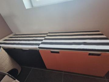 Stuva bank met opberglade 90x50x48, Enlèvement, Comme neuf