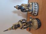 2 bronzen beeldjes, Dieren en Toebehoren