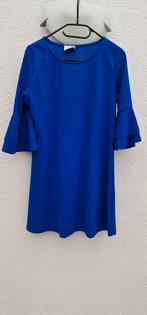 Terra di Sienna blauwe jurk, Kleding | Dames, Ophalen of Verzenden, Zo goed als nieuw, Maat 38/40 (M), Blauw