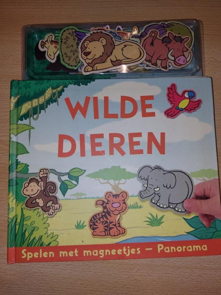Leren met magneetjes: wilde dieren, Boeken, Kinderboeken | Kleuters, Zo goed als nieuw, Non-fictie, 4 jaar, Jongen of Meisje, Ophalen of Verzenden