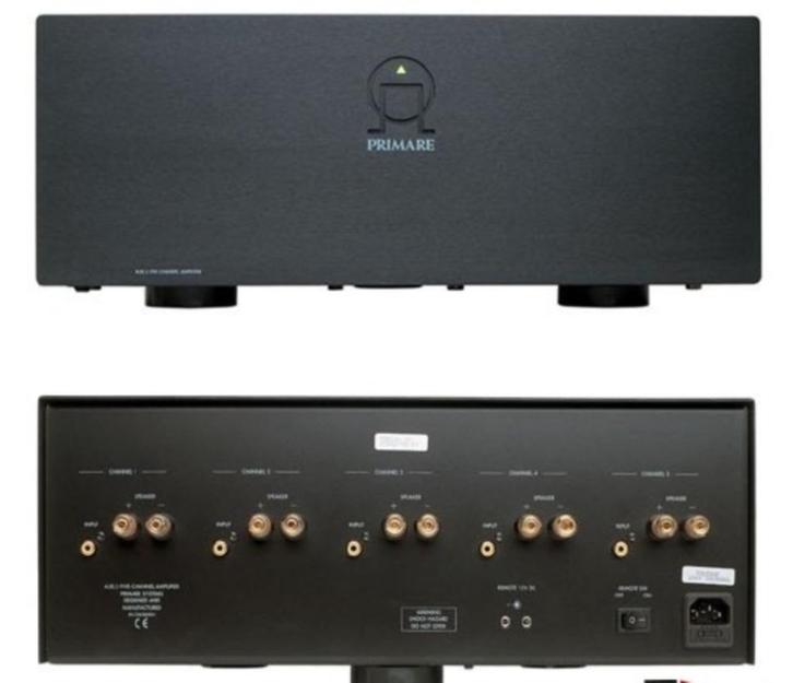 Primare eindversterker 5x120w, Audio, Tv en Foto, Versterkers en Ontvangers, Zo goed als nieuw, 5.1, 120 watt of meer, Overige merken