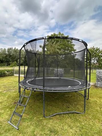 Trampoline LUXE 366 cm Modèle X-scape (sécurisé)  beschikbaar voor biedingen