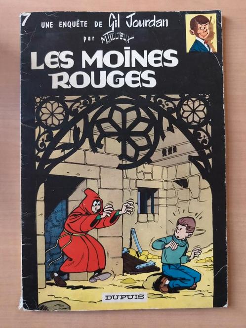 BD Gil Jourdan Les Moines Rouges édition originale de 1964, Boeken, Stripverhalen, Gelezen, Eén stripboek, Ophalen of Verzenden