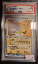 Pokemon Ampharos ex #89 - psa 9 - EX dragon, Hobby en Vrije tijd, Verzamelkaartspellen | Pokémon, Ophalen, Zo goed als nieuw