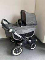 Bugaboo Donkey Grijs met toebehoren, Kinderen en Baby's, Kinderwagens en Combinaties, Ophalen, Bugaboo, Verstelbare duwstang, Zo goed als nieuw