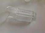 vintage 9 Limonade/frisdrank glazen 10 hoekig, Verzamelen, Glas en Drinkglazen, Ophalen, Zo goed als nieuw, Frisdrankglas