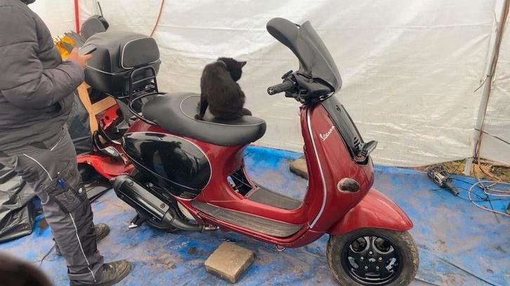 Piaggio Vespa et4 180cc m07 2 takt belgische a1, Motoren, Tuning en Styling, Ophalen