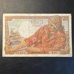 Frankrijk - 20 Francs 1943 - P 100 -VF-XF - 574, Postzegels en Munten, Ophalen of Verzenden, Frankrijk, Los biljet