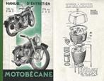 Voor 100-125-175cc MOTOBECANE & MOTOCONFORT in het Frans., Motoren, Ophalen of Verzenden