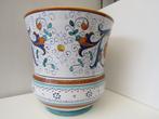 Vintage bloempot cachepot Deruta Italy 24 cm, Antiek en Kunst, Curiosa en Brocante, Ophalen of Verzenden