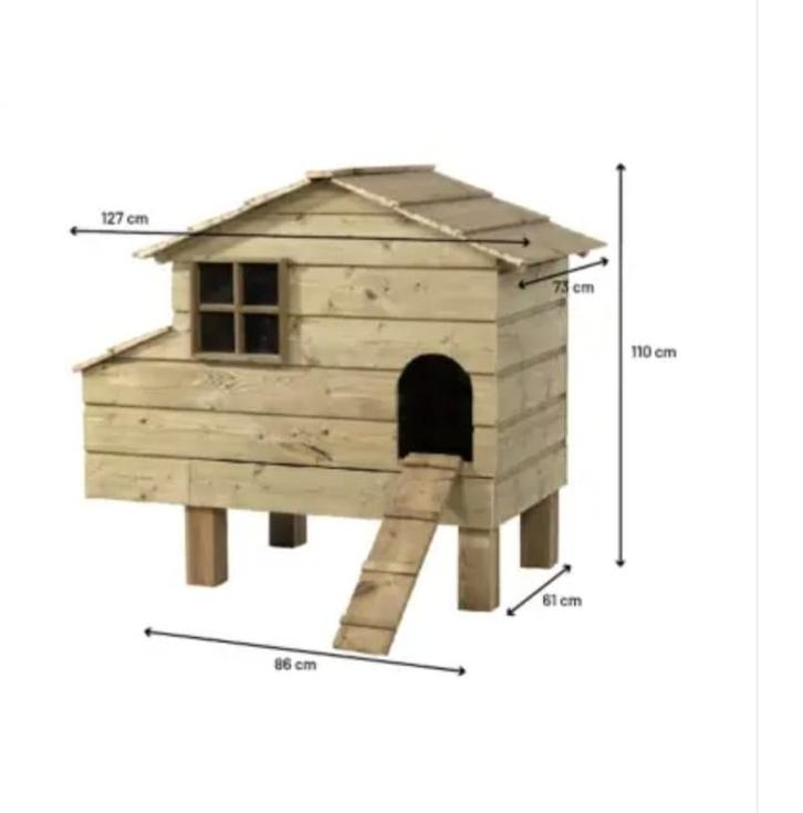 Splinternieuw kippenhok ,vaste prijs 250 euro ,Oudenaarde, Animaux & Accessoires, Autres accessoires pour animaux, Enlèvement