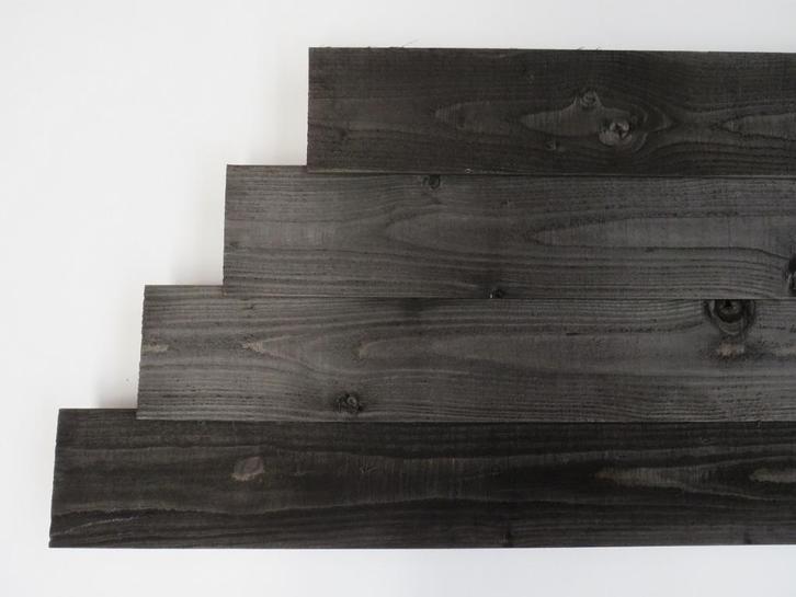 Zweeds rabat in zwart en blank uit voorraad leverbaar!, Tuin en Terras, Palen, Balken en Planken, Nieuw, Planken, 250 cm of meer