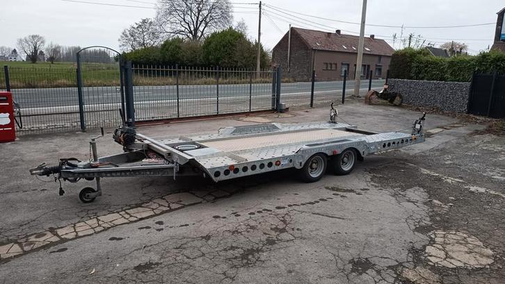 Remorque porte voiture Ifor Williams type CT 177, 3500kg, Auto diversen, Aanhangers en Bagagewagens, Ophalen