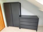 Mobilier chambre (bébé/enfant) Bopita - Corsica Anthracite, Huis en Inrichting, Slaapkamer | Complete slaapkamers, Ophalen, Gebruikt