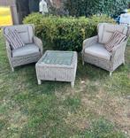 Lounge set met tafel, Ophalen, Zo goed als nieuw