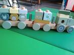 Little Dutch houten blokkentrein, Kinderen en Baby's, Ophalen, Zo goed als nieuw, Duw- of Trekspeelgoed