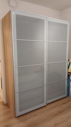 Dressing armoire Pax 150x201x58 cm Portes coulissantes, Maison & Meubles, Armoires | Penderies & Garde-robes, Enlèvement, Verre