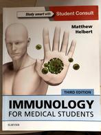 Leerboek geneeskunde: Immunology for medical students, Livres, Livres d'étude & Cours, Utilisé, Enlèvement ou Envoi