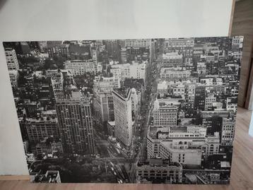 Grand cadre photo New York 140x200  impression s/ toile IKEA