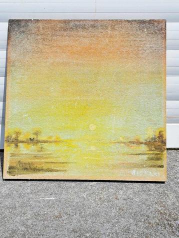 huile sur panneau paysage signe jean rigazzi beschikbaar voor biedingen