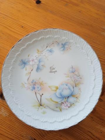 Antieke Porseleinen Decoratieve SierBord / Limoges France   beschikbaar voor biedingen