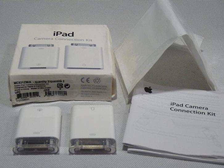 Apple Ipad camera connection Kit, SD reader, USB connector, Telecommunicatie, Mobiele telefoons | Apple iPhone, Zo goed als nieuw