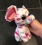 Knuffel olifant regenboog roos wit, Kinderen en Baby's, Speelgoed | Knuffels en Pluche, Ophalen of Verzenden