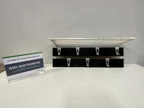 Vintage Metalen Wandkapstok met 7-Haakjes, Huis en Inrichting, Woonaccessoires | Kapstokken, Gebruikt, Wandkapstok, Metaal, Ophalen of Verzenden