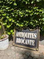 Reclamebord brocante, Ophalen of Verzenden, Zo goed als nieuw, Reclamebord