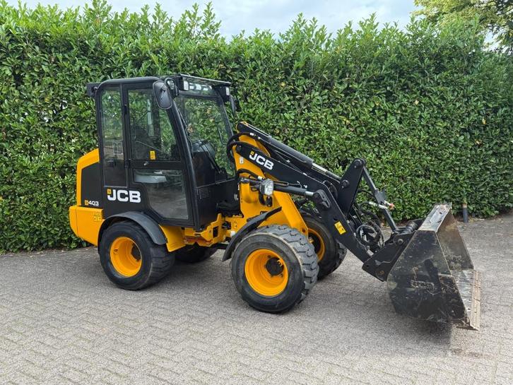JCB 403 BJ 2022 slechts 1200 uur perfecte conditie, Zakelijke goederen, Machines en Bouw | Kranen en Graafmachines, Wiellader of Shovel