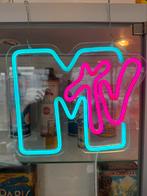 MTV reclame NeoN verlichting, Verzamelen, Ophalen of Verzenden, Gebruikt, Lichtbak of (neon) lamp