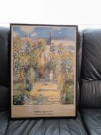 Affiche reproduction tableau Monet avec cadre noir, Met lijst, A1 t/m A3, Zo goed als nieuw, Rechthoekig Staand