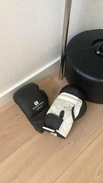 Box bal met boxing handschoenen beschikbaar voor biedingen