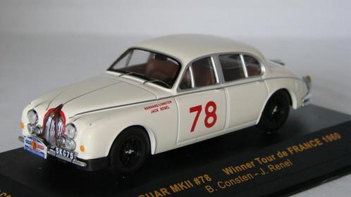 Ixo Jaguar MK II Winner Tour de France 1960 1:43, Hobby en Vrije tijd, Modelauto's | 1:43, Nieuw, Auto, Overige merken, Ophalen of Verzenden