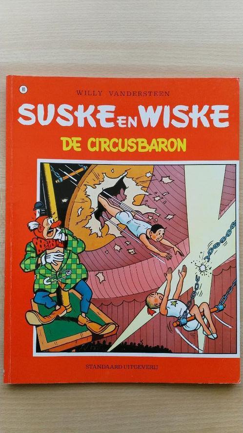 Suske en Wiske 81 - De Circusbaron (1988), Boeken, Stripverhalen, Gelezen, Eén stripboek, Ophalen of Verzenden