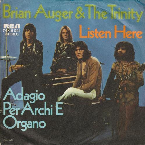 Brian Auger & the Trinity - Listen here /Adagio... - %, Cd's en Dvd's, Vinyl Singles, Gebruikt, Single, Rock en Metal, 7 inch