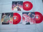 lotje van 3 coca cola vinyl singels, Overige genres, 7 inch, Single, Ophalen of Verzenden
