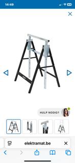 3 stuks Verstelbare VERSTEVIGDE schragen, Ophalen, Zo goed als nieuw