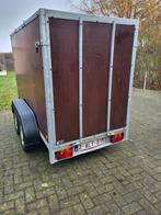 Gesloten aanhangwagen te koop dubbele wielen, Auto diversen, Aanhangers en Bagagewagens, Ophalen